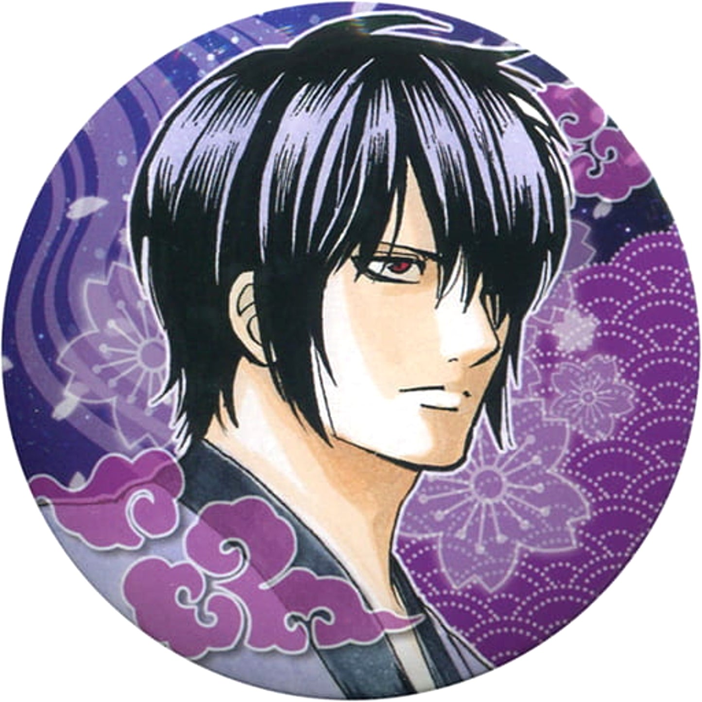 Gintama Shinsuke Takasugi Collection Can Badge WJ 50th Anniversary Exhibition Ver. Part 1 50th Anniversary Weekly Shonen Jump Exhibition Vol.3 Limited Buttons [USED]