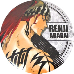 Bleach Renji Abarai Collection Can Badge WJ 50th Anniversary Exhibition Ver. Part 2 50th Anniversary Weekly Shonen Jump Exhibition Vol.3 Limited Buttons [USED]