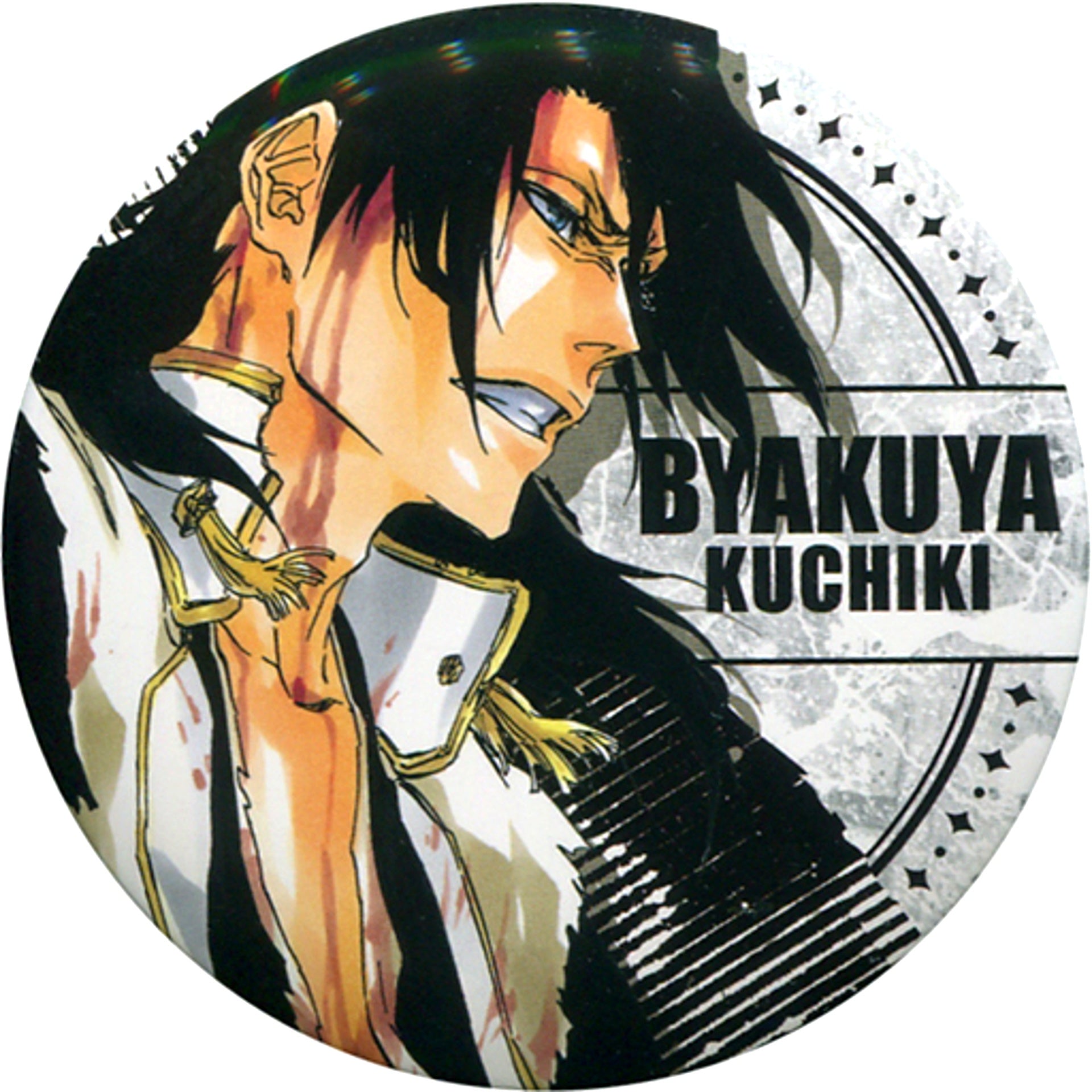 Byakuya Kuchiki Bleach Collection Button WJ 50th Anniv Exhibition Ver. Vol.2 Weekly Shonen Jump Exhibition VOL.3 [USED]