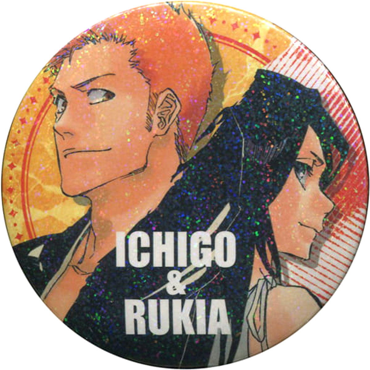 Bleach Ichigo Kurosaki Rukia Kuchiki Rhea Collection Can Badge WJ 50th Anniversary Exhibition Ver. Part 2 50th Anniversary Weekly Shonen Jump Exhibition Vol.3 Limited Buttons [USED]