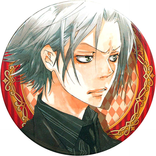 Hayato Gokudera Katekyo Hitman Reborn! Collection Button WJ 50th Anniversary Exhibition Ver. 2nd 50th Anniversary Weekly Shonen Jump Exhibition Vol. 3 Goods [USED]