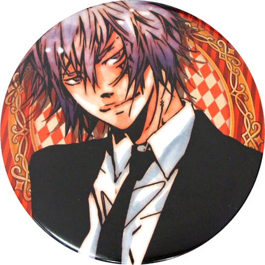 Reborn! Byakuran Collection Can Badge WJ 50th Anniversary Exhibition Ver. 2nd Edition 50th Anniversary Weekly Shonen Jump Exhibition Vol.3 Limited Buttons [USED]