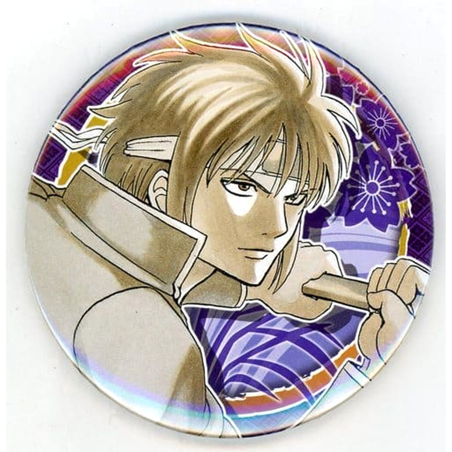 Shinsuke Takasugi Joi War Gintama Collection Button WJ 50th Anniversary Exhibition Ver. Part 2 50th Anniversary Weekly Shonen Jump Exhibition Vol.3 Limited [USED]