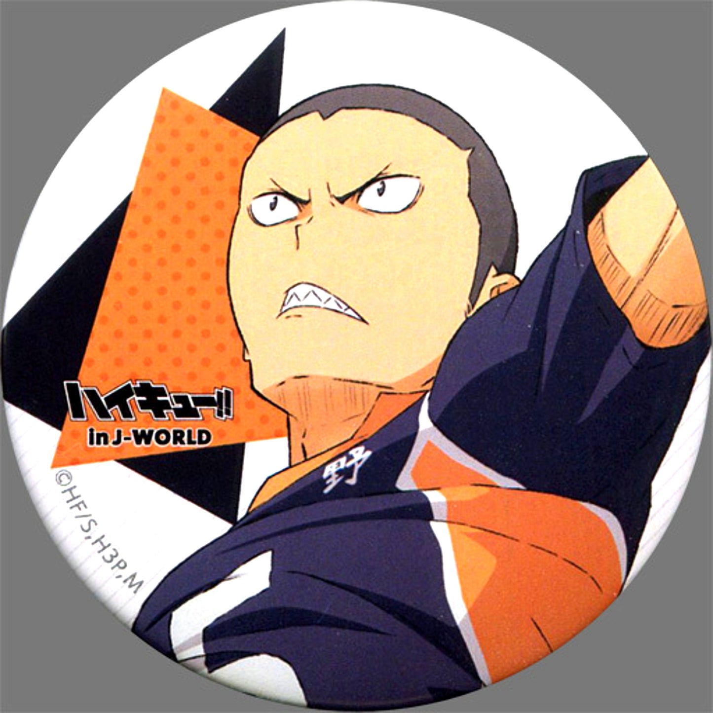 Ryunosuke Tanaka Haikyu!! Karasuno Fes 2018 in J-WORLD TOKYO 75mm Button [USED]