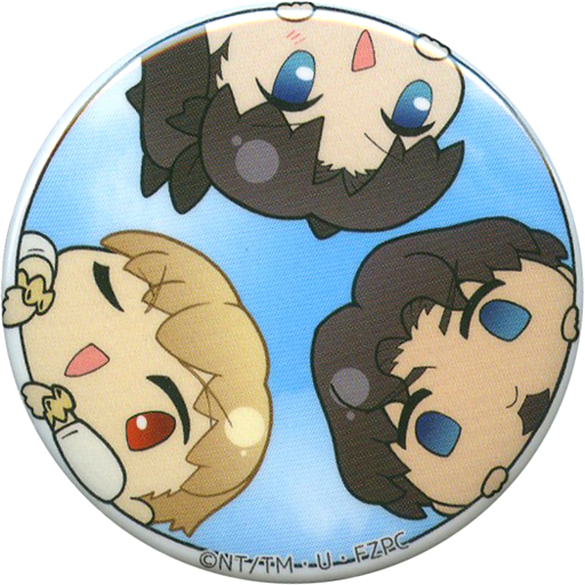 Tokiomi Tohsaka and Rin Tohsaka and Archer Fate/Zero 57mm Button Machi Asobi CAFE Zero Cafe Gathering Heroic Spirits [USED]