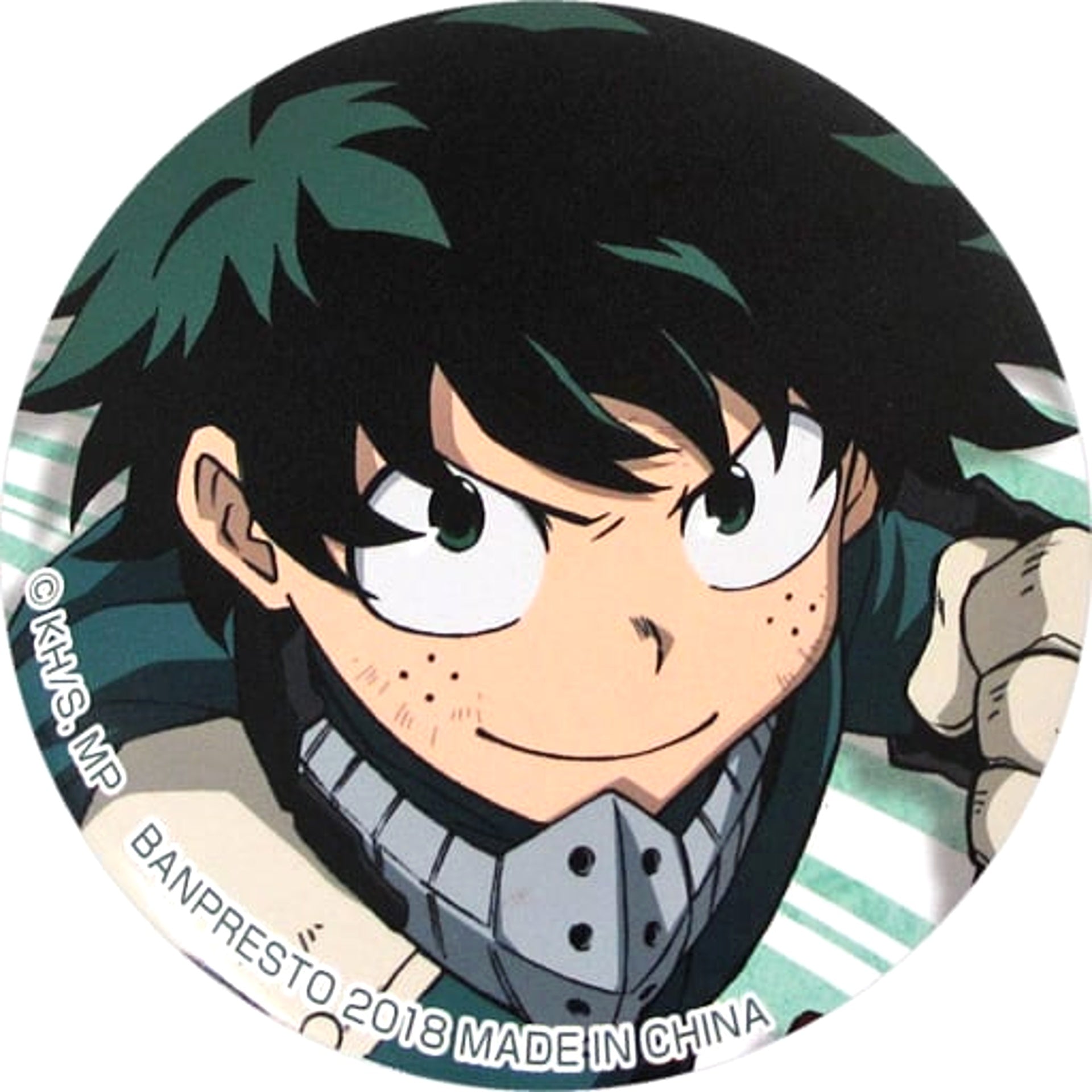 My Hero Academia Izuku Midoriya Ichiban Kuji Sara ni Mukou e Can Badge Prize G Buttons [USED]