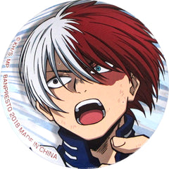 My Hero Academia Shoto Todoroki Ichiban Kuji Sara ni Mukou e Can Badge Prize G Buttons [USED]