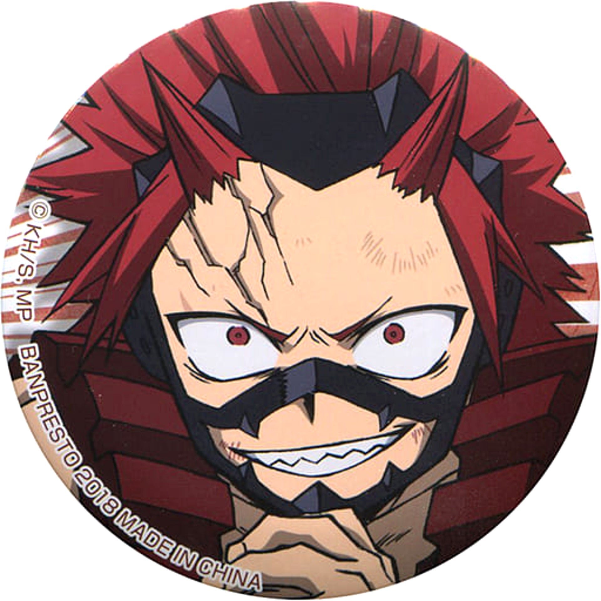 My Hero Academia Eijirou Kirishima Ichiban Kuji Sara ni Mukou e Can Badge Prize G Buttons [USED]