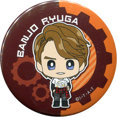 Kamen Rider Build: Be The One Ryuga Banjo Character Badge Collection Theater Limited Buttons [USED]