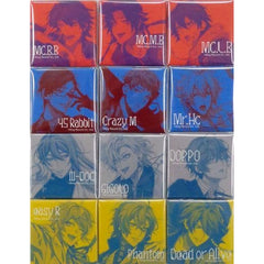 Hypnosis Mic: Division Rap Battle Gon Freecss & Others Square Can Badge C94 Limited All 12 Types Set Buttons [USED]