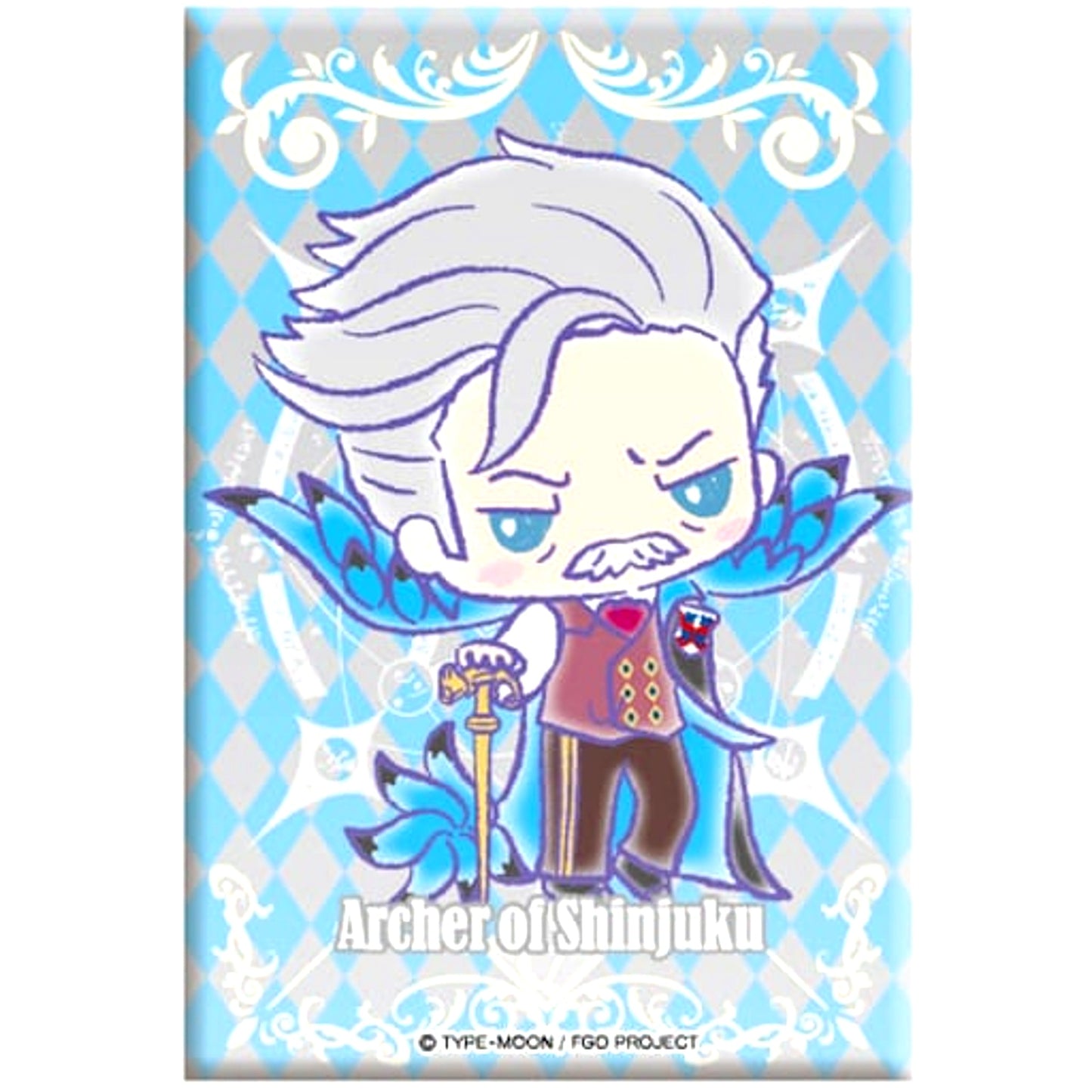 Fate/Grand Order Shinjuku Archer Square Can Badge Design Produced by Sanrio [USED]