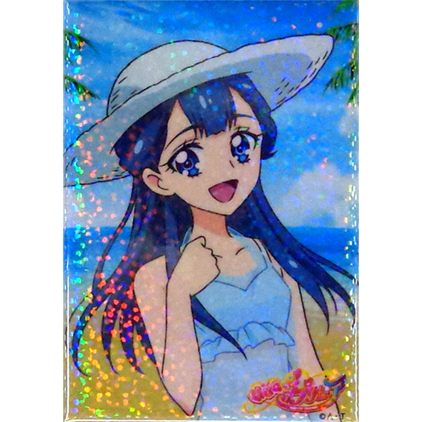 Saaya Yakushiji Beach Hugtto! Precure Limited Shop in Marui Shining Bromide Stand Button Marine x Beach MIX [USED]