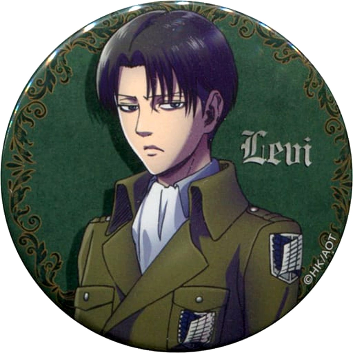 Levi Ackerman Attack on Titan Chara Badge Collection Anime Original Art Exhibition Animation Gallery Limited [USED]