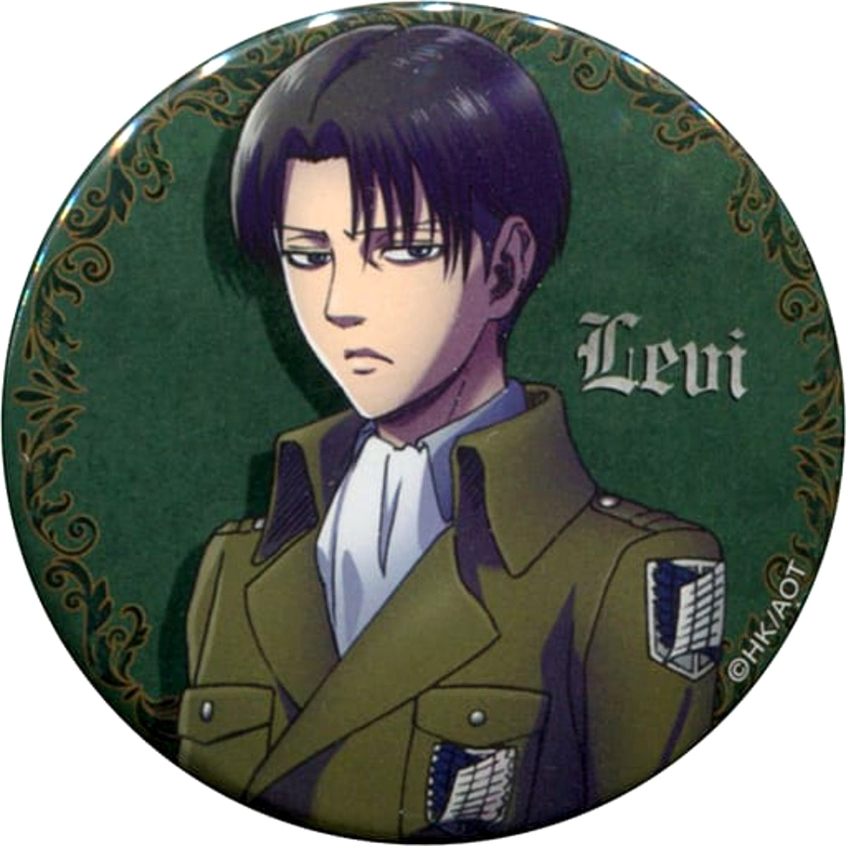 Attack on Titan Levi Ackerman Character Badge Collection Anime Original Art Exhibition Animation Gallery Limited Buttons [USED]