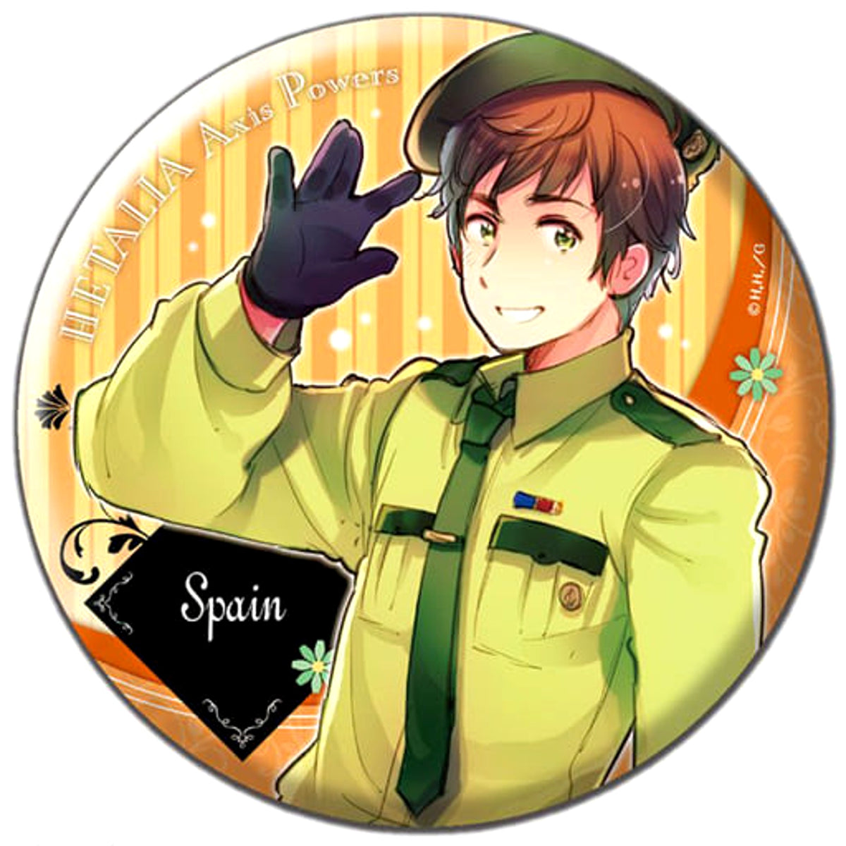 Hetalia: Axis Powers Spain BIG Can Badge Buttons [USED]
