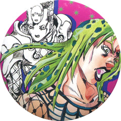 JoJo's Bizarre Adventure Part 5: Golden Wind Diavolo Collection Can Badge Hirohiko Araki Original Art Exhibition JOJO Ripple of Adventure Limited Buttons [USED]