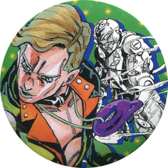 JoJo's Bizarre Adventure Part 5: Golden Wind Prosciutto Collection Can Badge Hirohiko Araki Original Art Exhibition JOJO Ripple of Adventure Limited Buttons [USED]