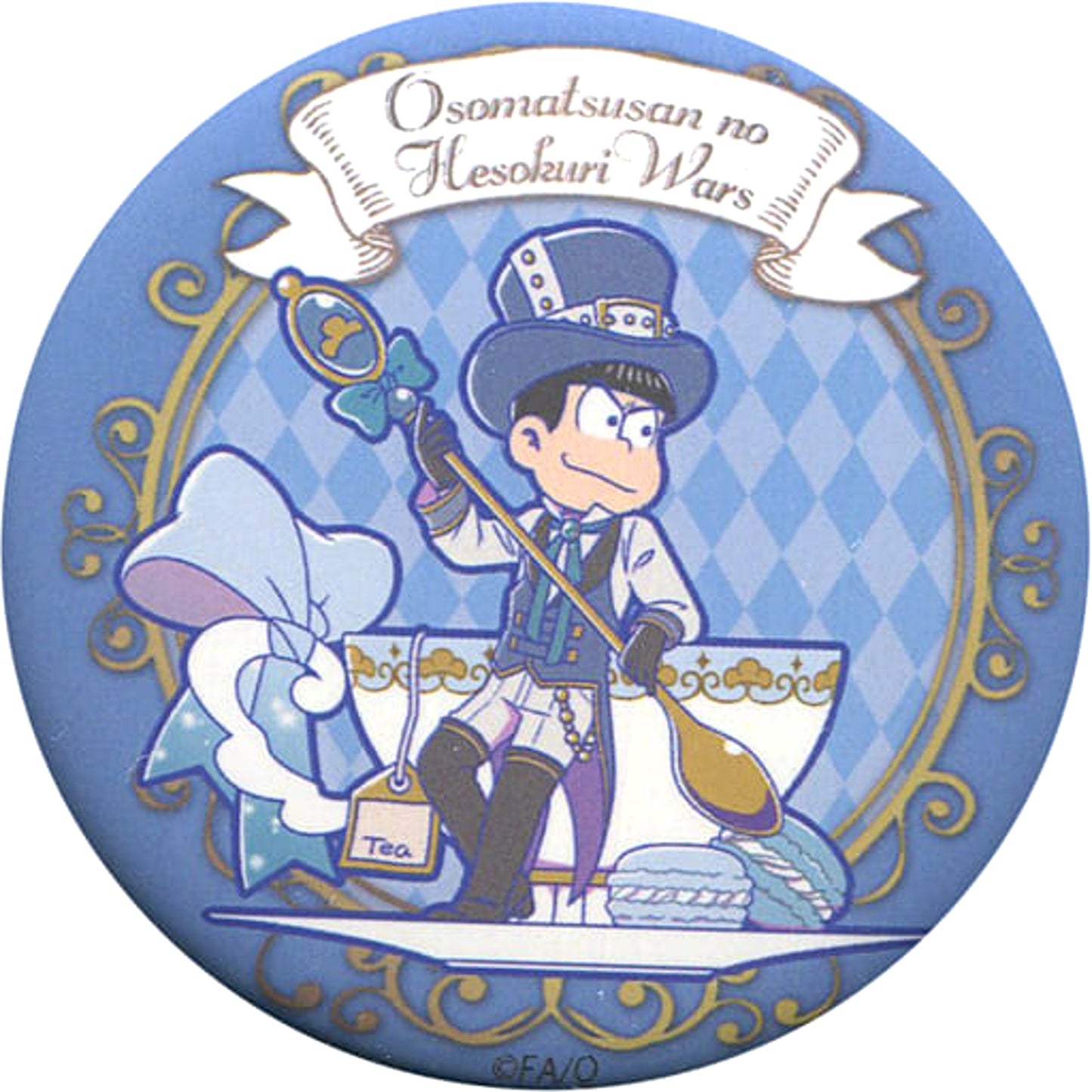 Karamatsu Black Tea Osomatsu san no Hesokuri Wars 18 Random Button 2nd Term Special Event Fesmatsu-San '18 Limited [USED]