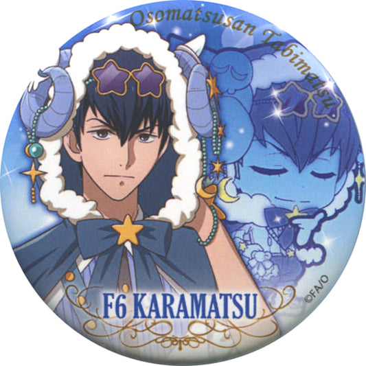 Mr. Osomatsu Karamatsu Hypnotic F6 Neat Sugoroku Burari Tabi  E8 Trading Can Badge 2nd Season Special Event Fesmatsu-San E8 Limited Buttons [USED]