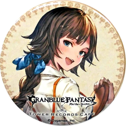 Granblue Fantasy Reona Trading Can Badge Tower Records Cafe Limited Buttons [USED]