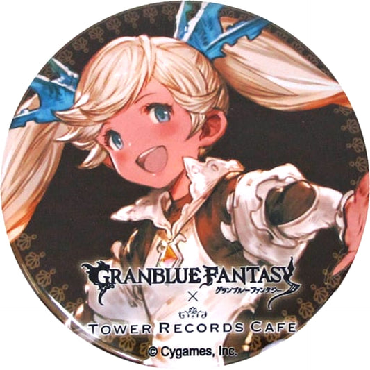 Granblue Fantasy Io Trading Can Badge Tower Records Cafe Limited Buttons [USED]