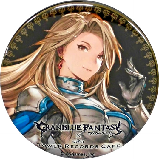 Granblue Fantasy Katalina Trading Can Badge Tower Records Cafe Limited Buttons [USED]