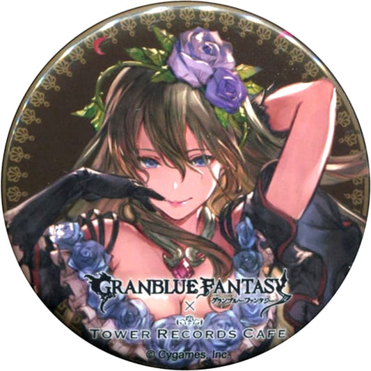 Granblue Fantasy Rosetta Trading Can Badge Tower Records Cafe Limited Buttons [USED]