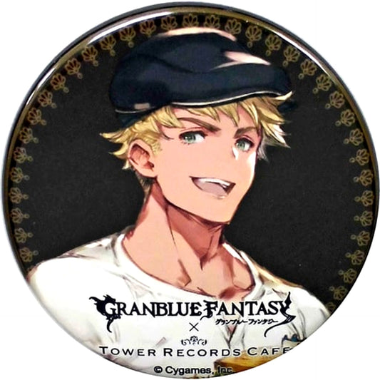 Granblue Fantasy Vane Trading Can Badge Tower Records Cafe Limited Buttons [USED]
