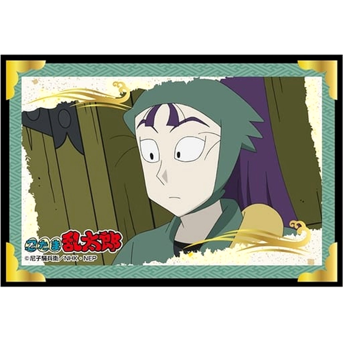 Nintama Rantaro Senzo Tachibana Folding Screen-Inspired Square Trading Can Badge Buttons [USED]