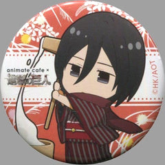 Attack on Titan Season 3 Mikasa Ackerman Trading Can Badge Group A animate cafe Limited Buttons [USED]
