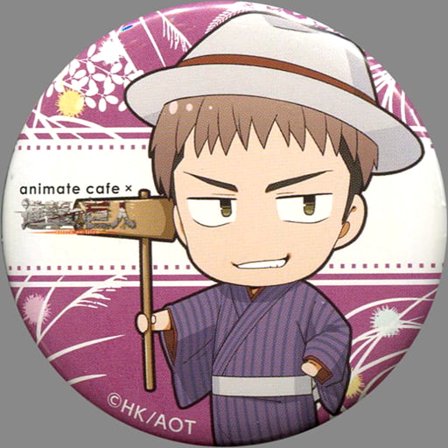 Jean Kirstein Attack on Titan Season 3 Random Button Group A animate cafe Limited [USED]