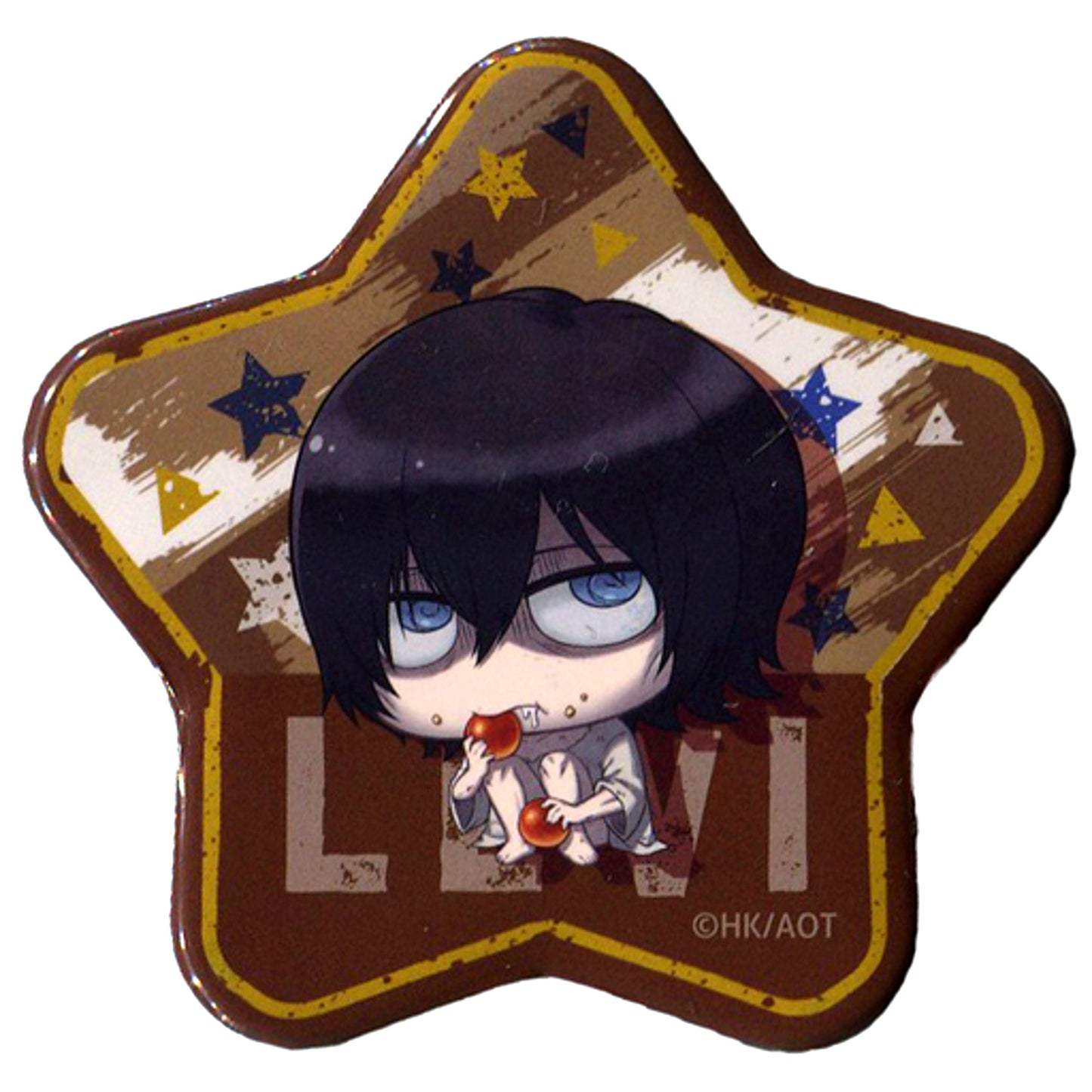 Secret Levi - Childhood Attack on Titan Trading Star Badge [USED]