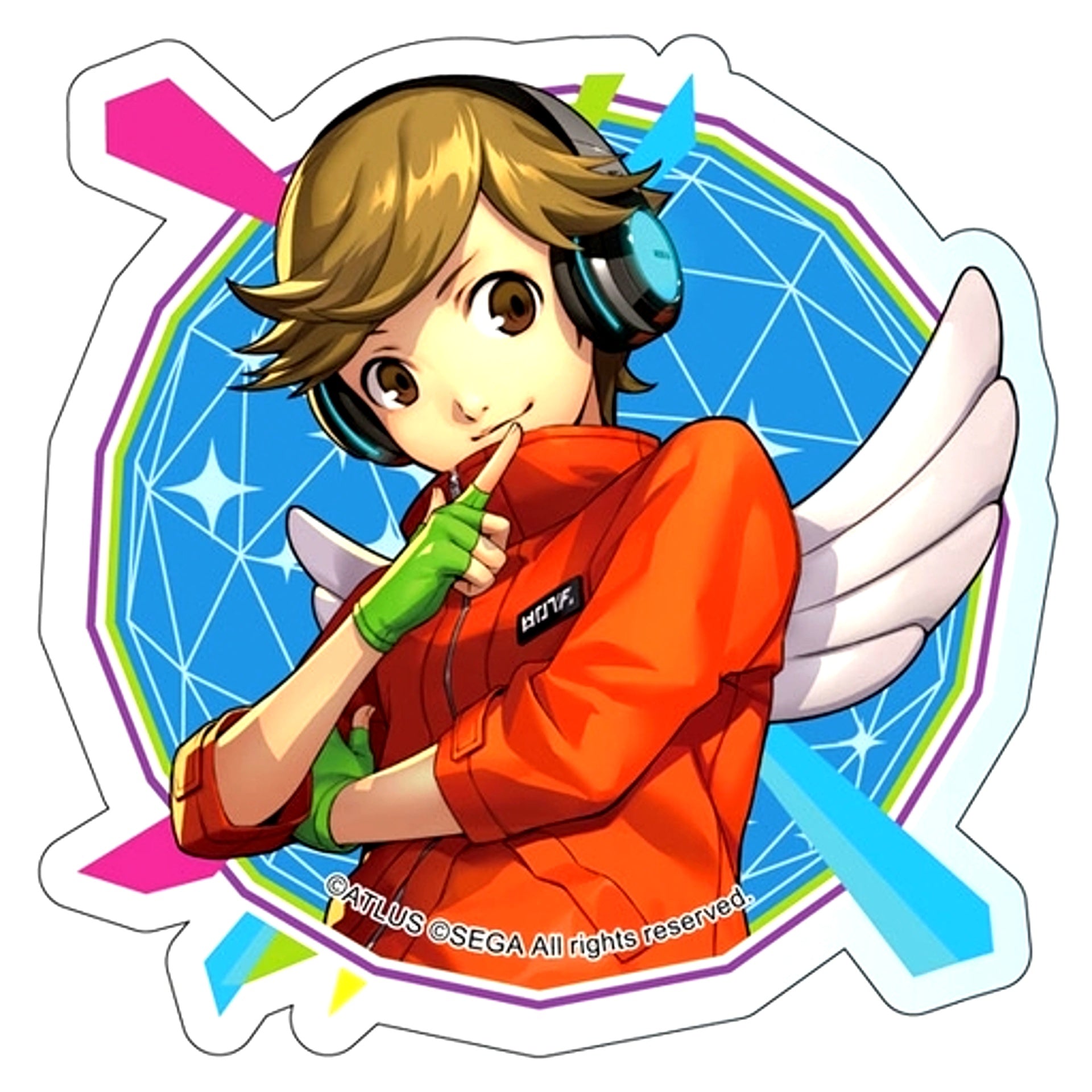 Ken Amada Persona 3 Dancing Moon Night Acrylic Badge [USED]
