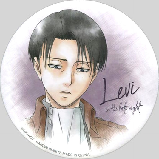 Levi Late Night Attack on Titan Ichiban Kuji Button The Scout Regiment Investigation Report Prize D [USED]