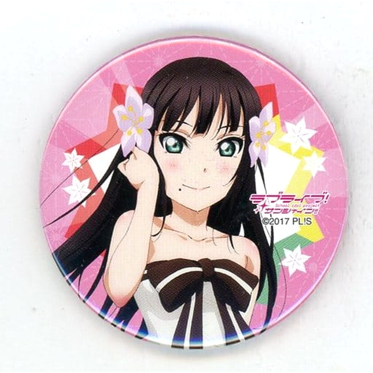Love Live! Sunshine!! Daiya Kurosawa Costume White Trading Can Badge Aqours Club Activities Live & Fan Meeting 2018 Unit Competition National Tour Limited Buttons [USED]
