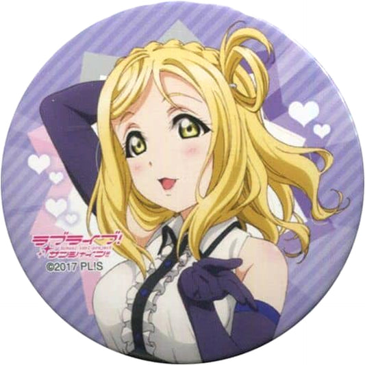 Love Live! Sunshine!! Mari Ohara Costume White Trading Can Badge Aqours Club Activities Live & Fan Meeting 2018 Unit Competition National Tour Limited Buttons [USED]