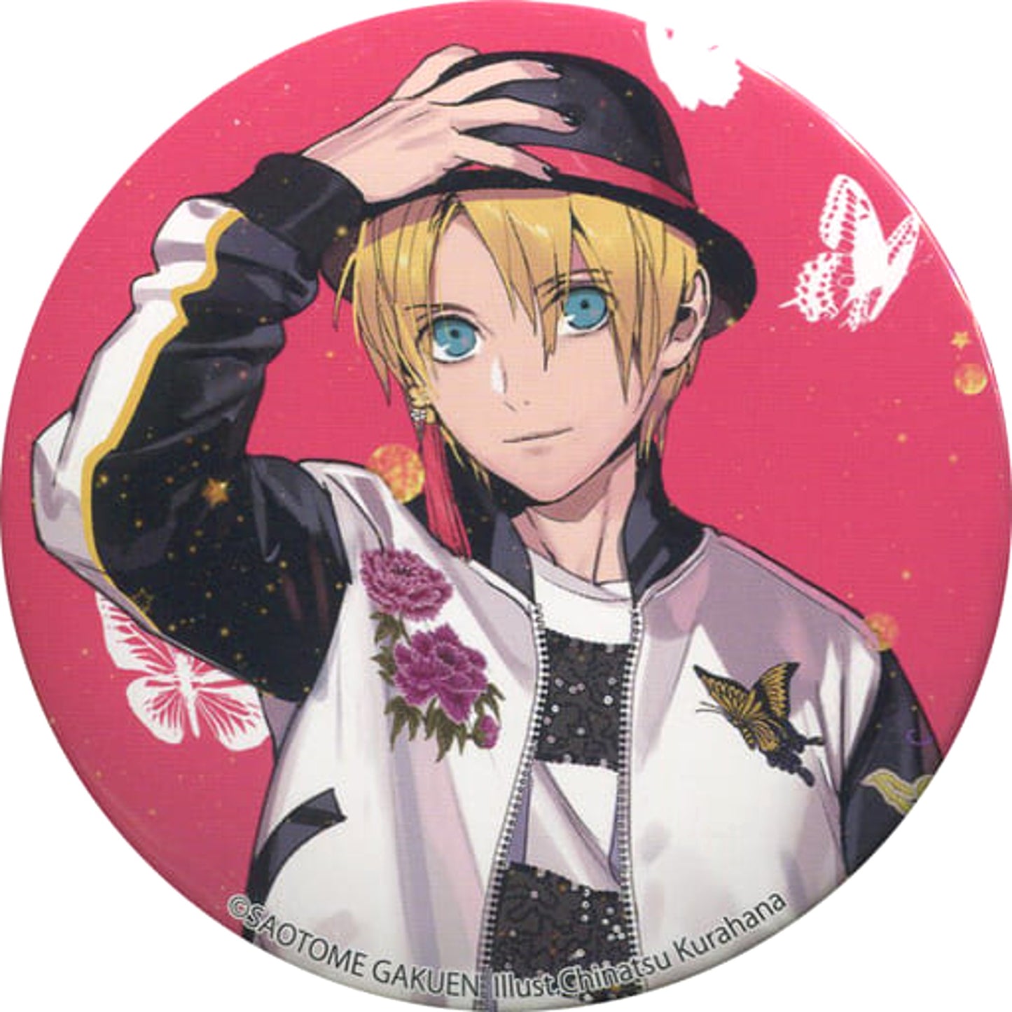 Uta no Prince Sama Sho Kurusu Trading Big Can Badge Setsugekka Eternal Moment Limited Buttons [USED]