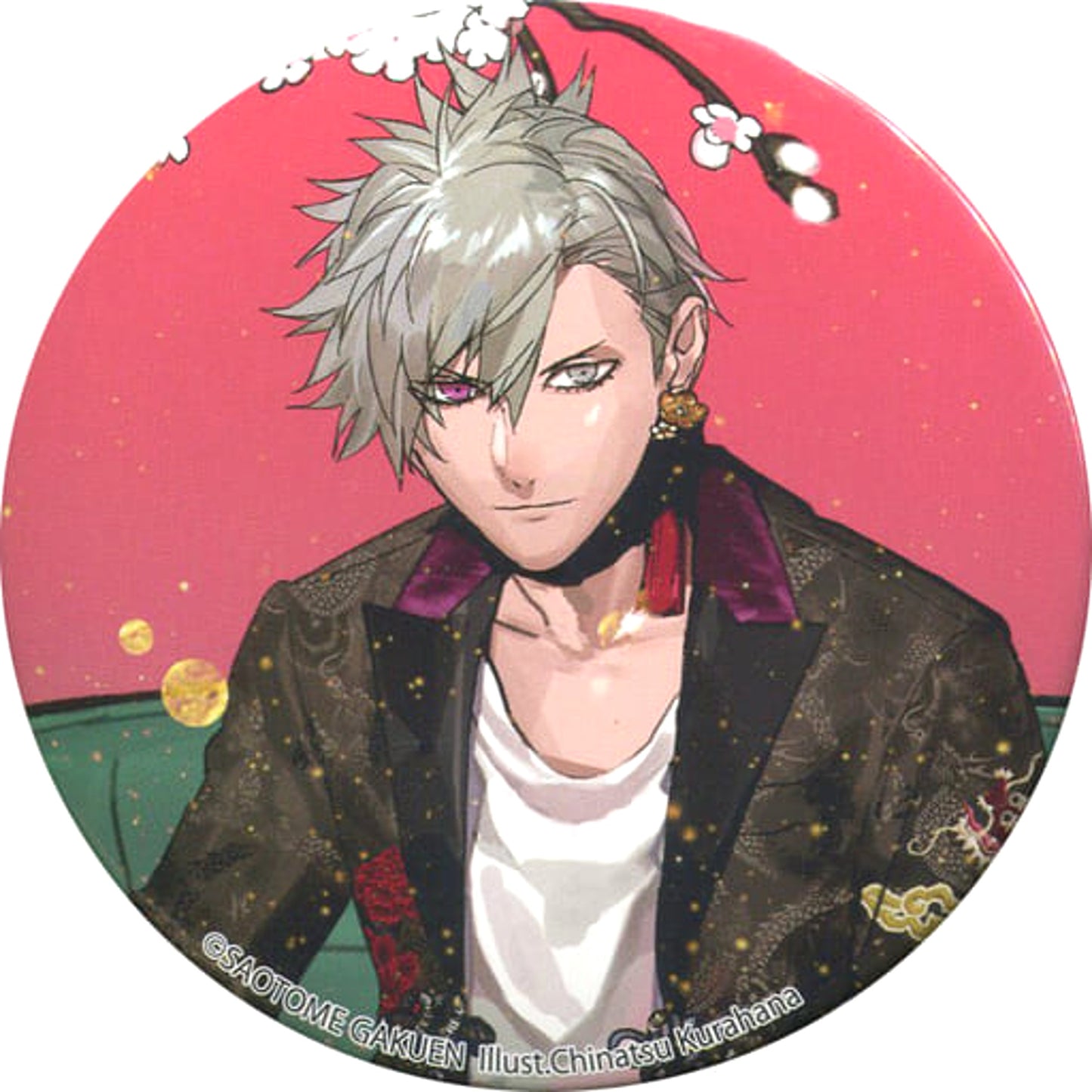 Uta no Prince Sama Ranmaru Kurosaki Trading Big Can Badge Setsugekka Eternal Moment Limited Buttons [USED]