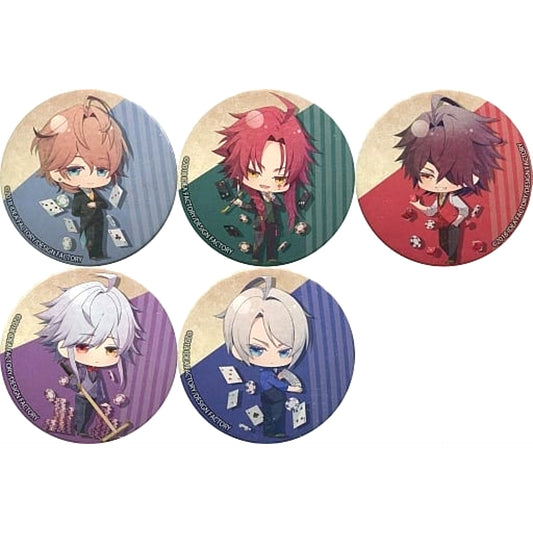 Piofiore no Bansho Nicola Francesca & Others Newly Drawn Chibi Character Can Badge animate Limited PS Vita Software Bundled Bonus 5 Piece Set Buttons [USED]