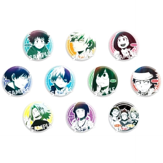 My Hero Academia Izuku Midoriya & Others Hero Can Badge 6 All 10 Types Set Buttons [USED]