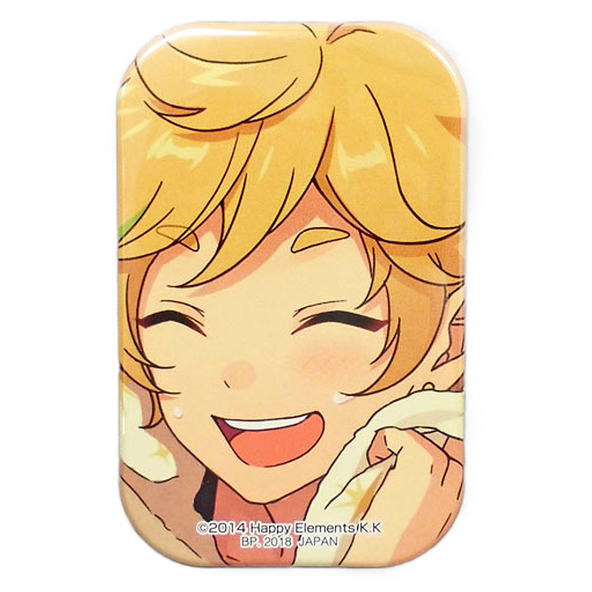 Sora Harukawa Ensemble Stars! Amusement Ichiban Cafe & Ice Vol.1 Square Can Badge Drink Set / Ice Set Order Privilege Can Badge [USED]