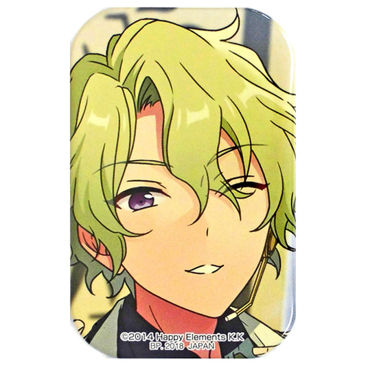 Hiyori Tomoe Square Badge Amusement Ichiban Cafe & Ice Ensemble Stars Vol.2 Drink Set / Ice Set Order Bonus [USED]