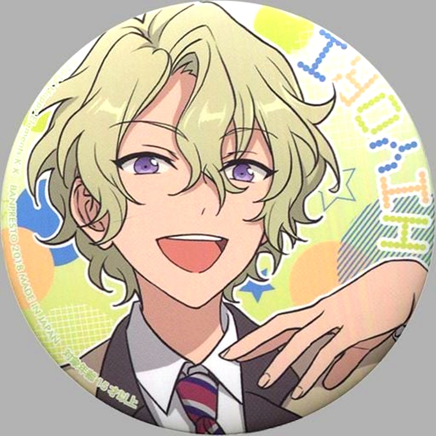 Hiyori Tomoe Amusement Ichiban Cafe & Ice Ensemble Stars Vol.2 Badge [USED]