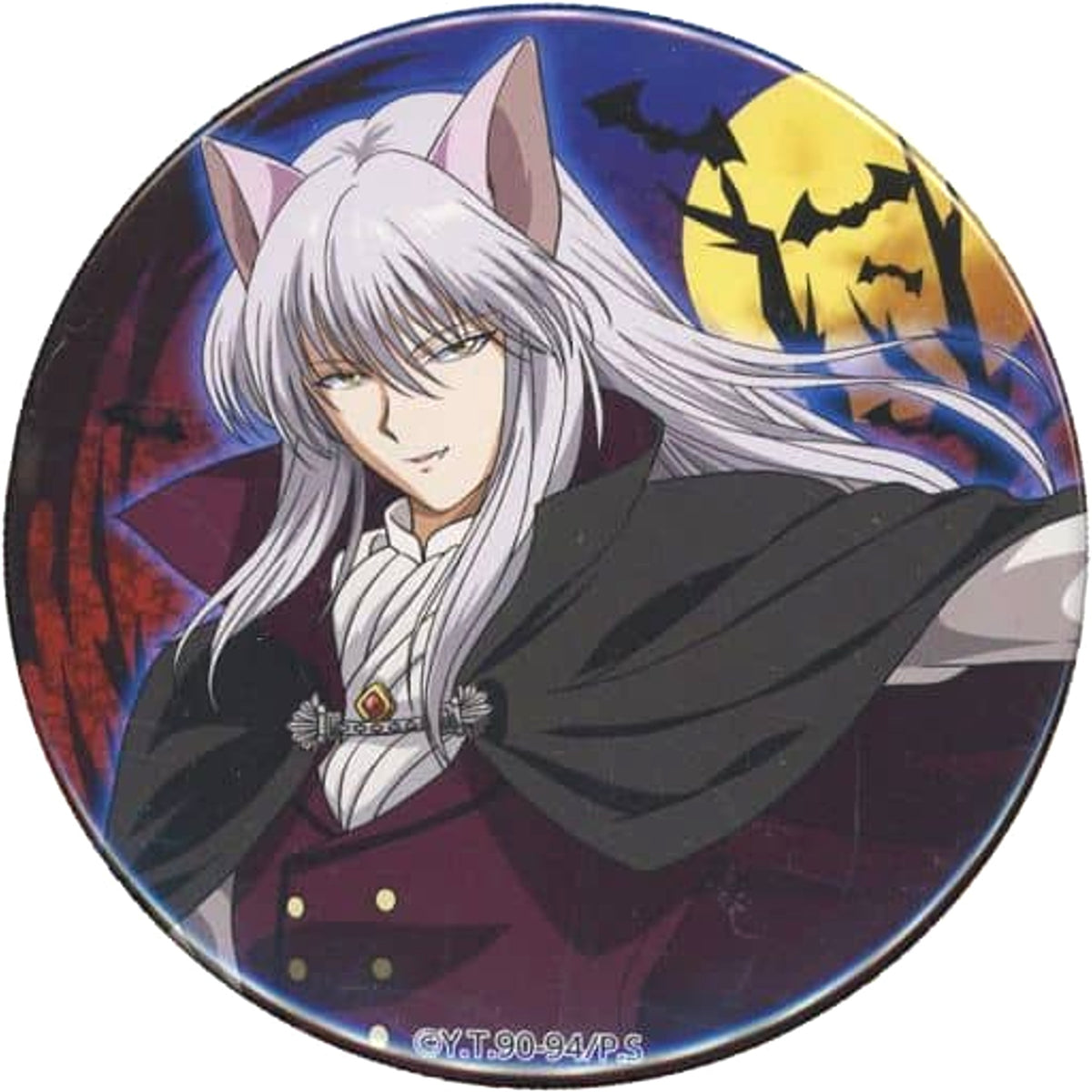 Yu Yu Hakusho Yoko Kurama Halloween Can Badge Shop Part2 in Ikebukuro P'Parco Limited Buttons [USED]