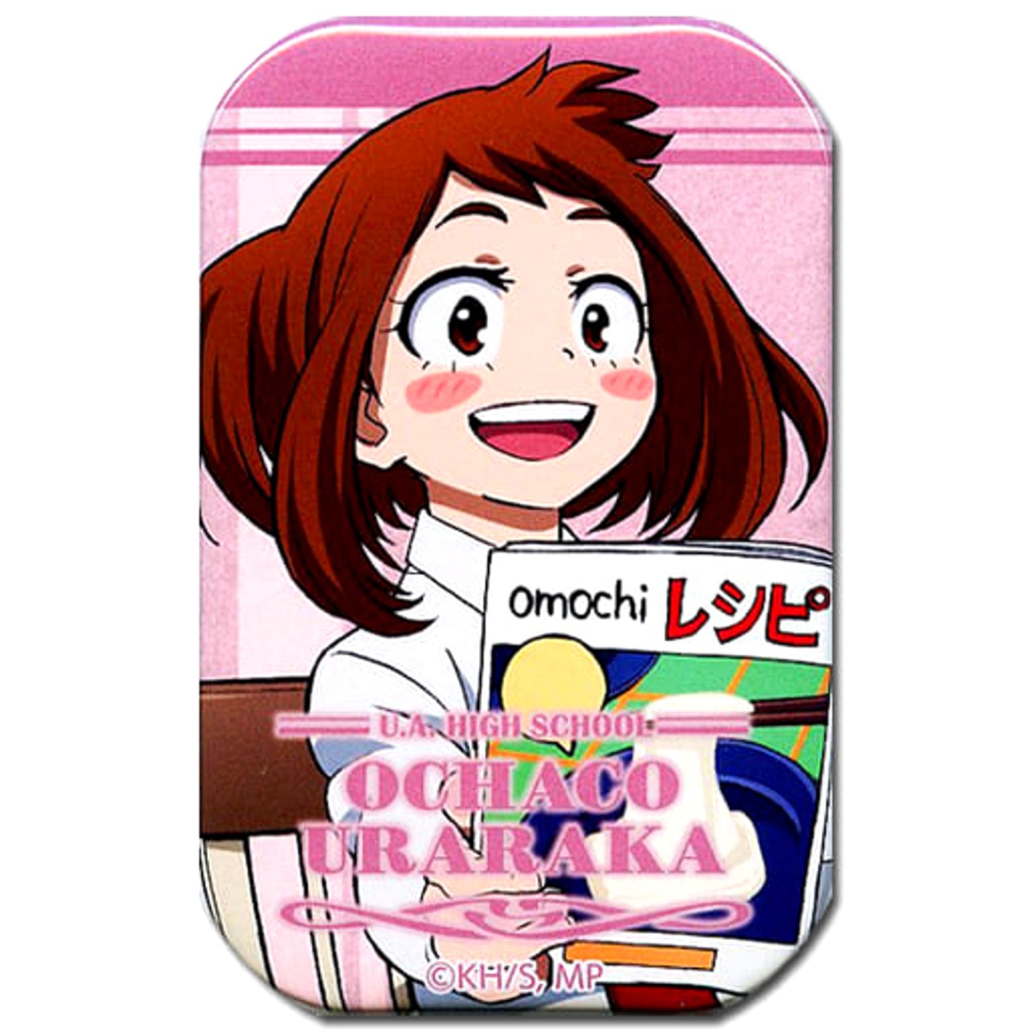 Ochaco Uraraka My Hero Academia Chara Badge Collection The Season of Reading [USED]
