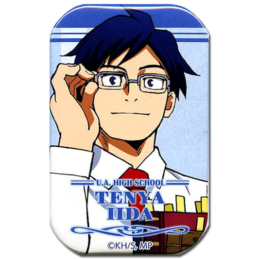 My Hero Academia Tenya Iida Character Badge Collection The Season of Reading Buttons [USED]