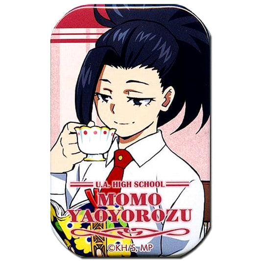 Momo Yaoyorozu My Hero Academia Chara Badge Collection The Season of Reading [USED]