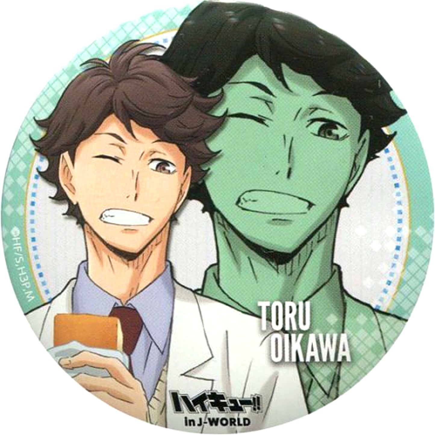 Toru Oikawa Haikyu!! 75mm Button Break Time in J-WORLD TOKYO [USED]
