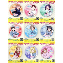Chika Takami & Others Love Live! Sunshine!! All 9 Types Set Button 7-Eleven Limited Target Product Purchase Privilege [USED]