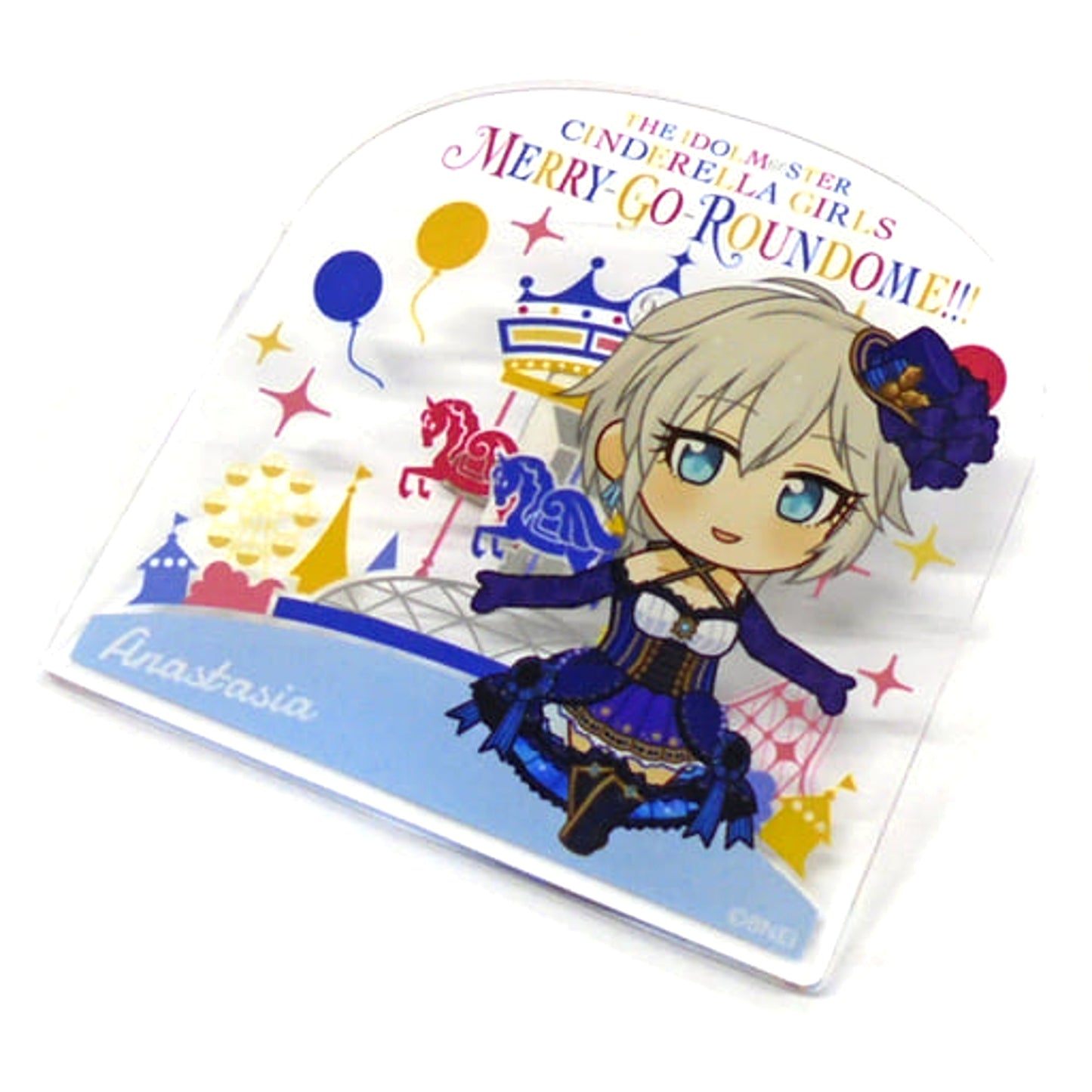 THE IDOLM@STER Cinderella Girls Anastasia Official Produce Badge 6th Live Merry-Go-Roundome!!! Limited Buttons [USED]